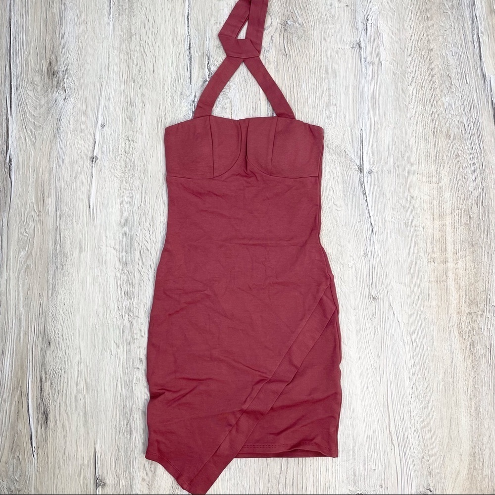 Fashion Nova Halter Mini Dress Sz XS - Picture 6 of 9